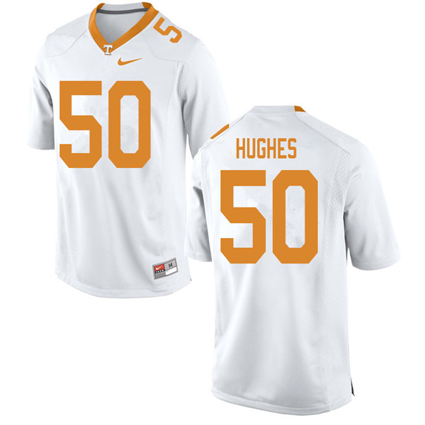 Men #50 Cole Hughes Tennessee Volunteers College Football Jerseys Sale-White